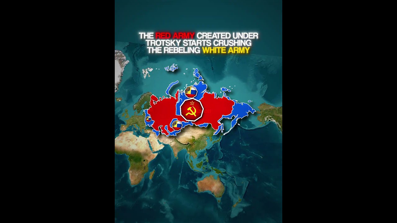 Russian Civil War Explained 🤯 🇷🇺