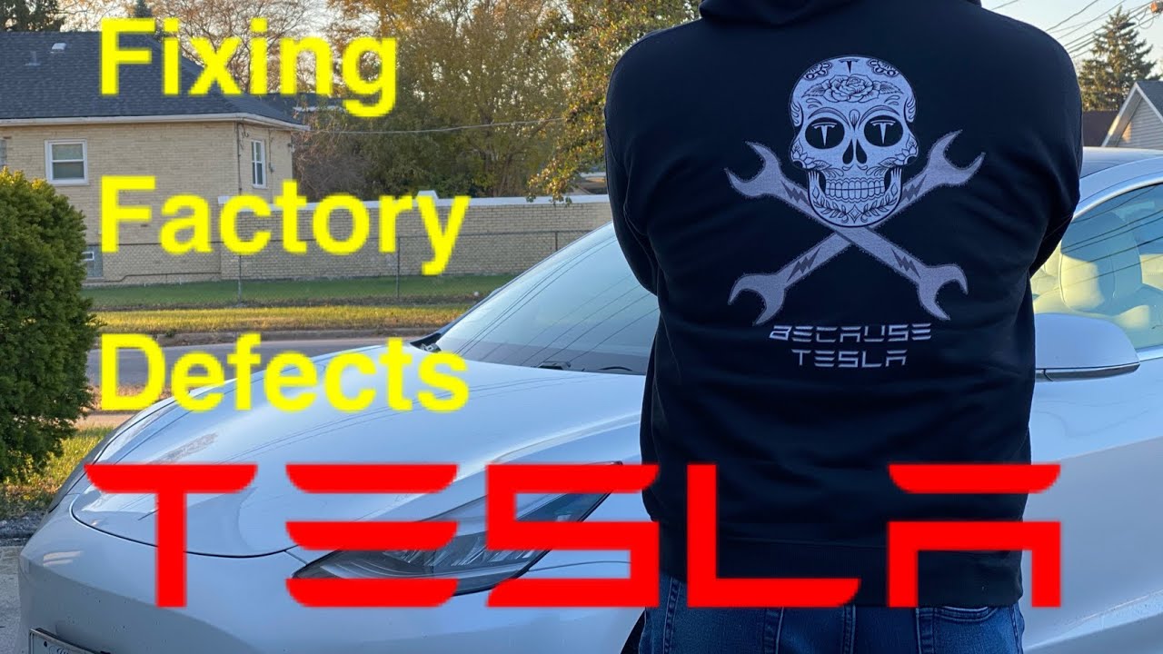 Fixing issues that Tesla refused to fix.  Wind noise reduction kit installed!