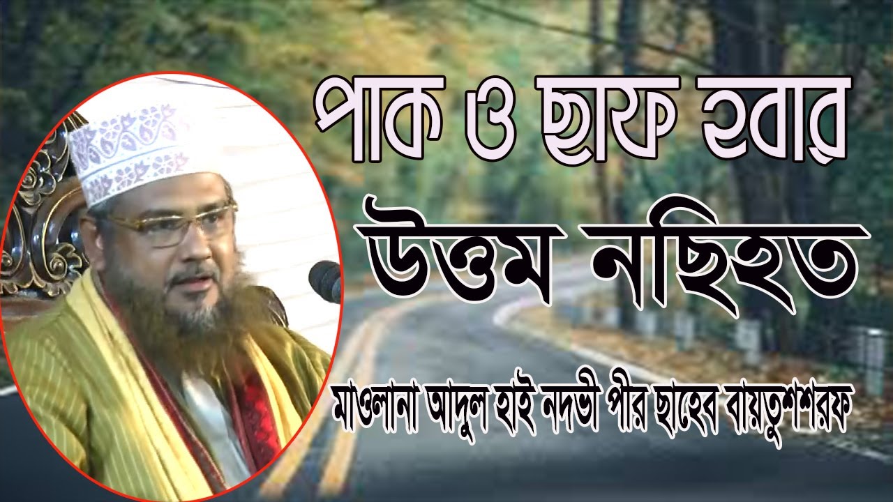 পাক হওয়ার উত্তম নছিহত | মাওলানা আবদুল হাই নদভী বায়তুশ শরফ পীর | Abdul Hai Nadvi Baitush Sharaf Pir