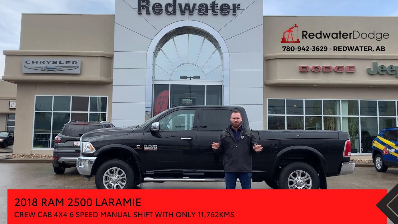 Used 2018 Ram 2500 Laramie Crew Cab 4x4 6 Speed Standard Shift | Stock # P1302 - Redwater Dodge
