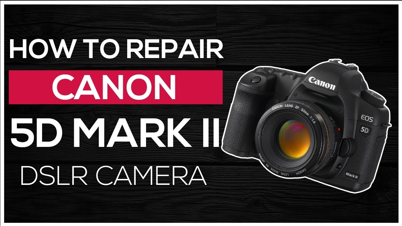 How to repair Canon DSLR camera 5D Mark II - broken CF card board (missing pins)