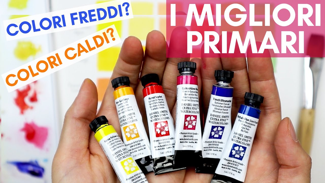 I migliori colori primari con cui iniziare a dipingere 🎨