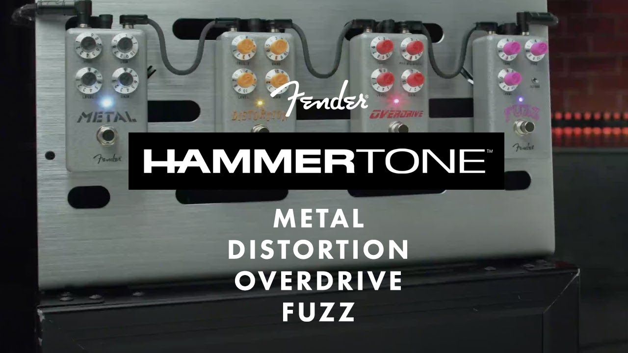 Знакомство с педалями Fender Hammertone Fuzz, Overdrive, Distortion и Metal | Педали эффектов | F...
