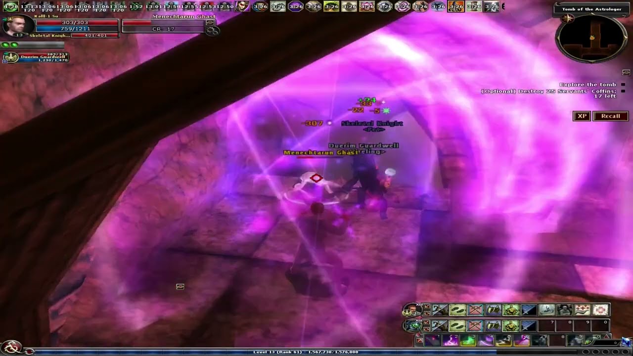 DDO NO gear Necromancer The Chamber of Kourush REAPER difficulty