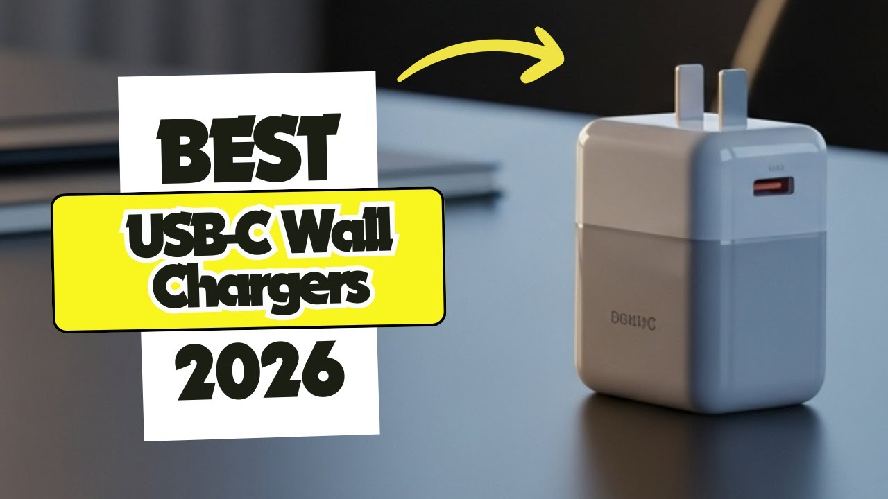 5 лучших настенных зарядных устройств USB-C 2026 года (быстрая GaN-зарядка для телефонов, ноутбук...