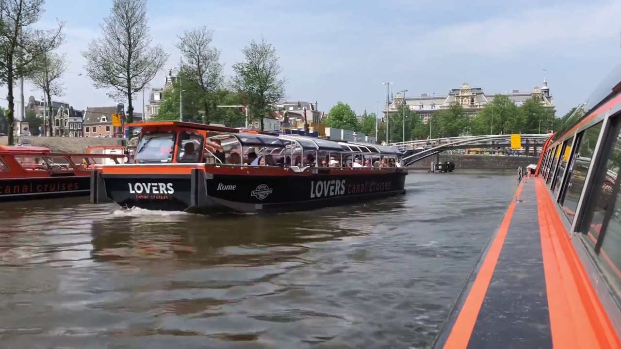 Amsterdam Canal Boat Tour May 2018  (Lovers Canal Cruises)