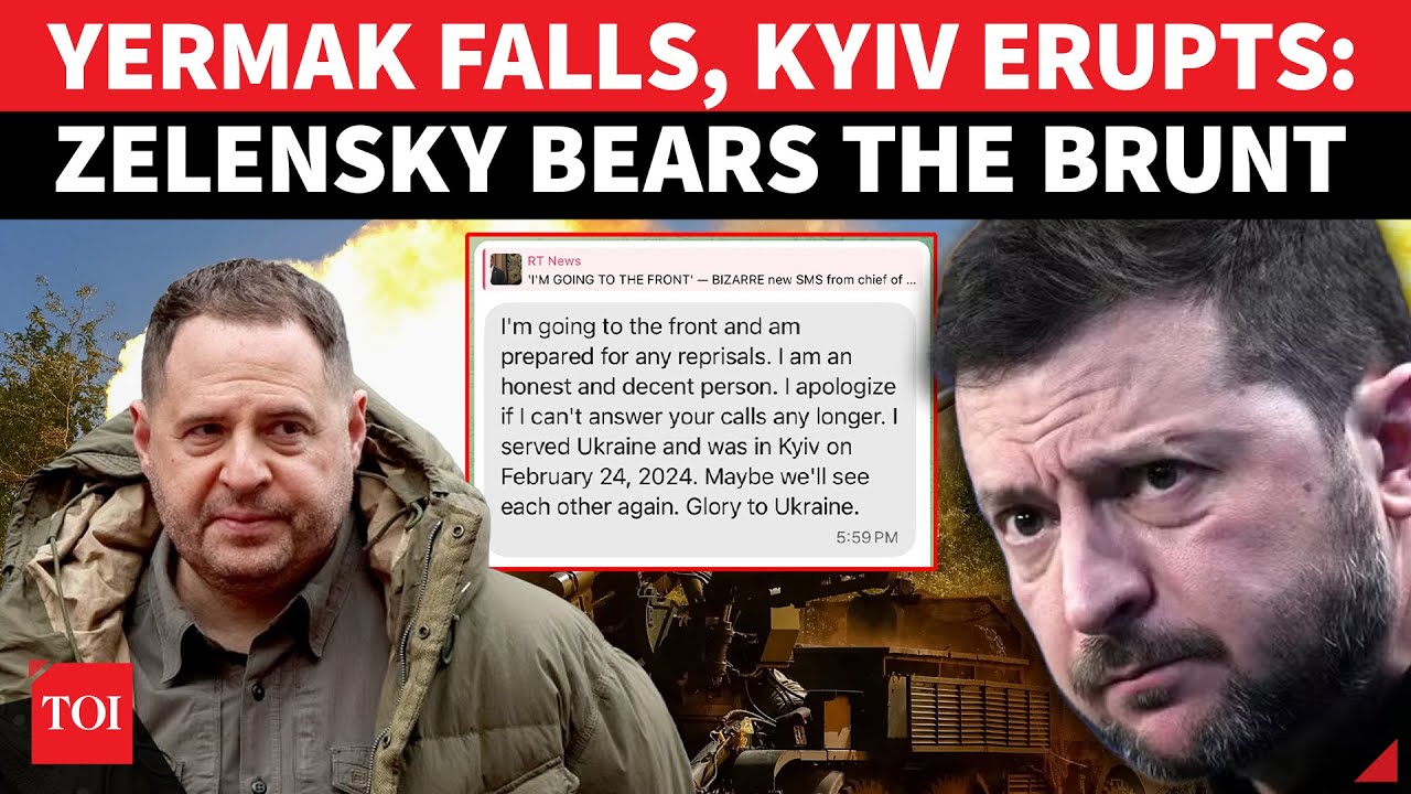 Zelensky Under Fire In Kyiv After Yermak's Purge In $100 Mn Scandal; Ex-Aide Sends Cryptic Message