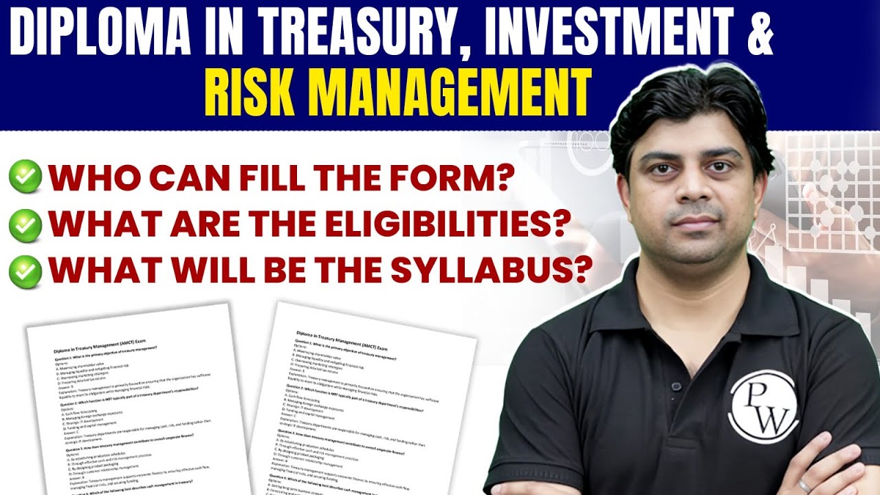 Diploma in Treasury Investment and Risk Management | Eligibility, Syllabus Explained | Akhilesh Sir