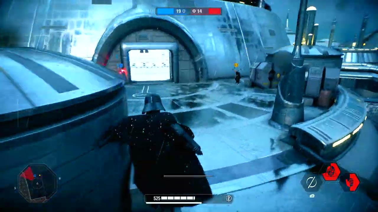 INSANE COMPETITIVE 4V4 ENDING ON STAR WARS BATTLEFRONT 2 