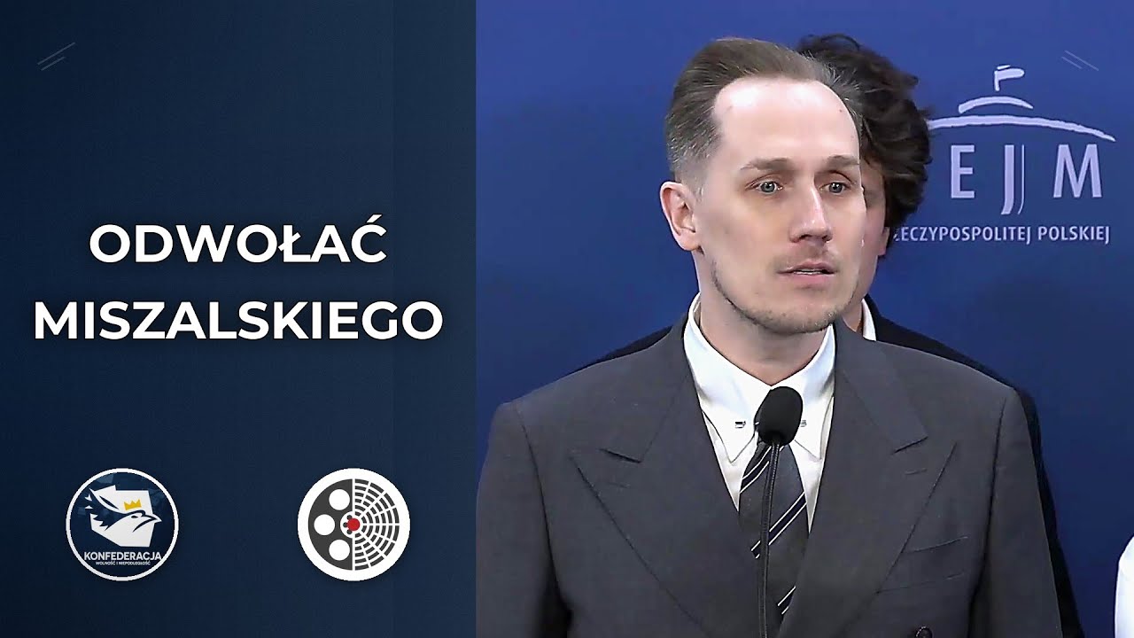 Konfederacja: Młodzi dla Wolności żądają referendum ws. Miszalskiego