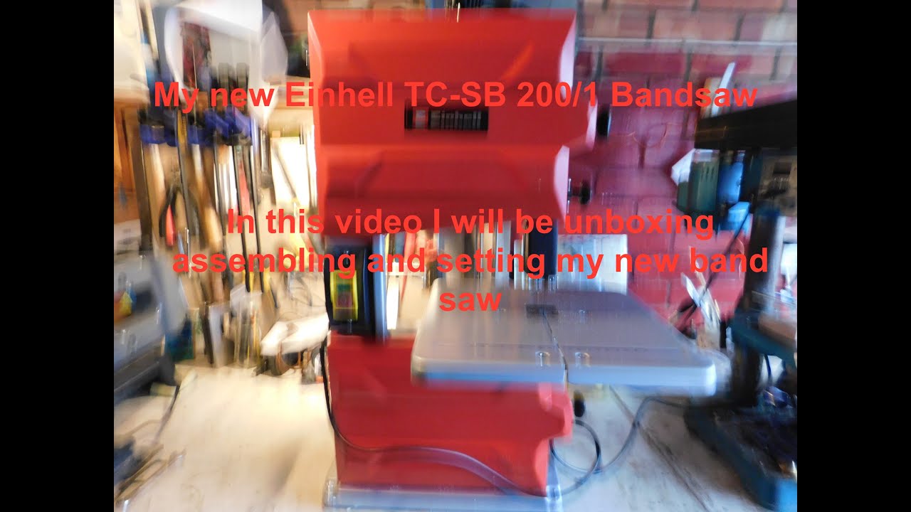 Einhell TC SB 200:1 Bandsaw. Tidied up version.