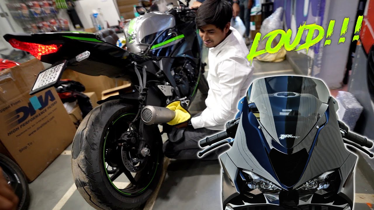 2024 ZX6R with 5 LOUD exhausts
