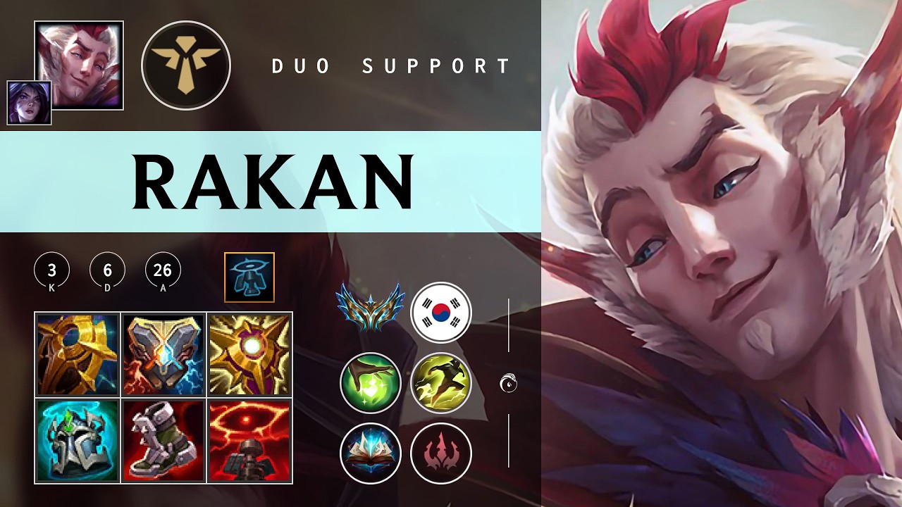 Rakan Support vs Blitzcrank - KR Challenger Patch 26.04