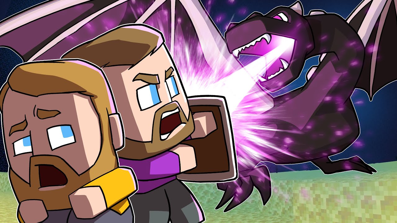 Slaying The Ender Dragon! | Minecraft