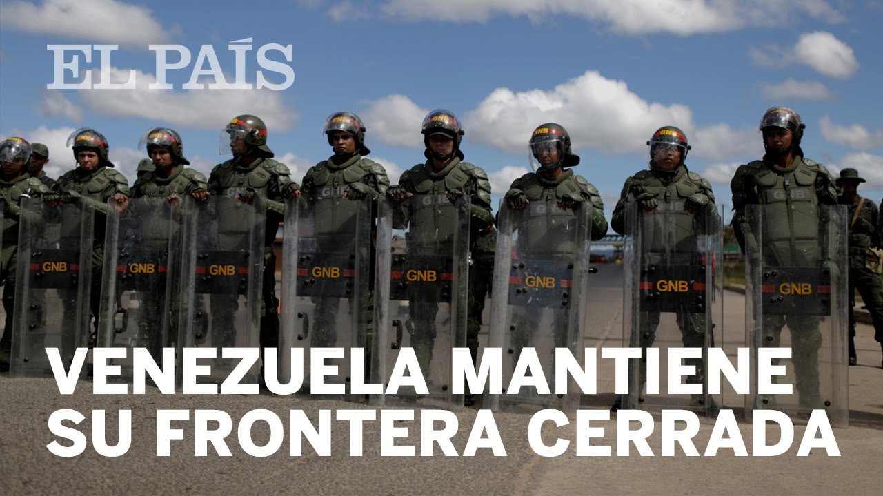 Maduro cierra la frontera con Brasil en v&iacute;speras de la entrada de ayuda humanitaria anunciada por...
