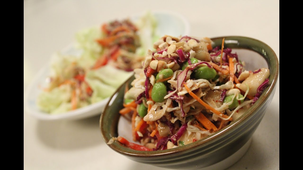 Thai Crunchy Salad with Peanut Dressing | Thai Recipes | Sanjeev Kapoor Khazana