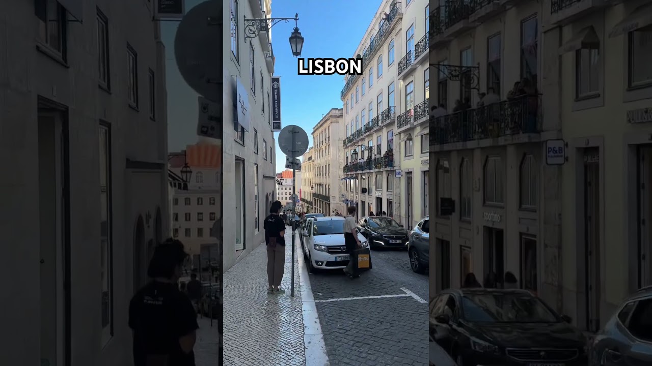 Busy Lisbon Streets 
