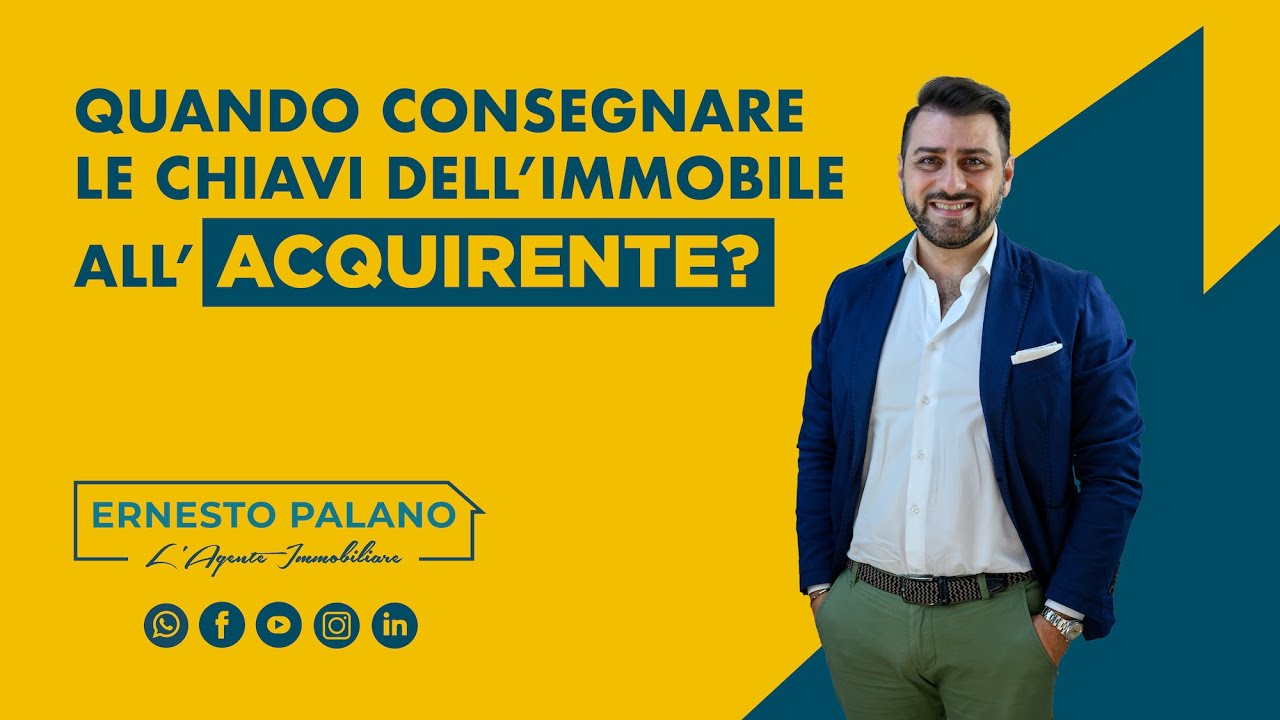 Quando consegnare le chiavi di casa all'acquirente?