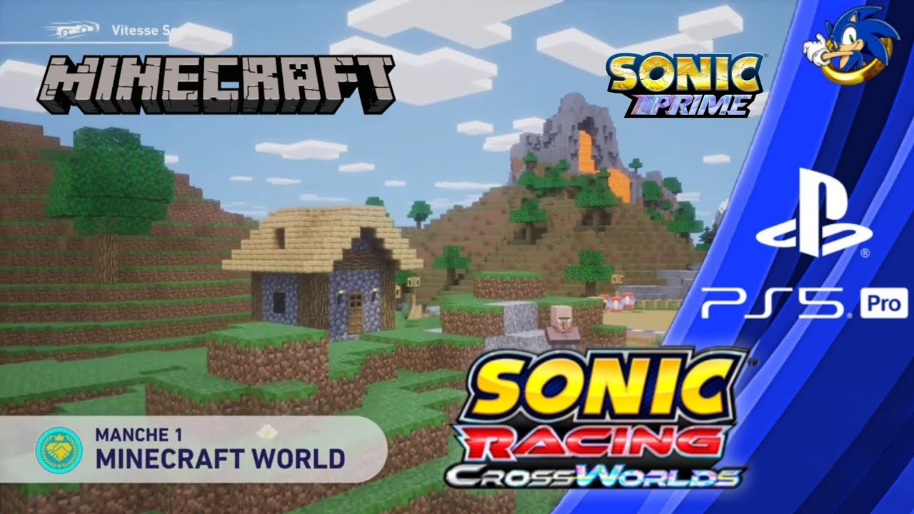Sonic Racing: CrossWorlds (en ligne/solo) #minecraft #sonicprime