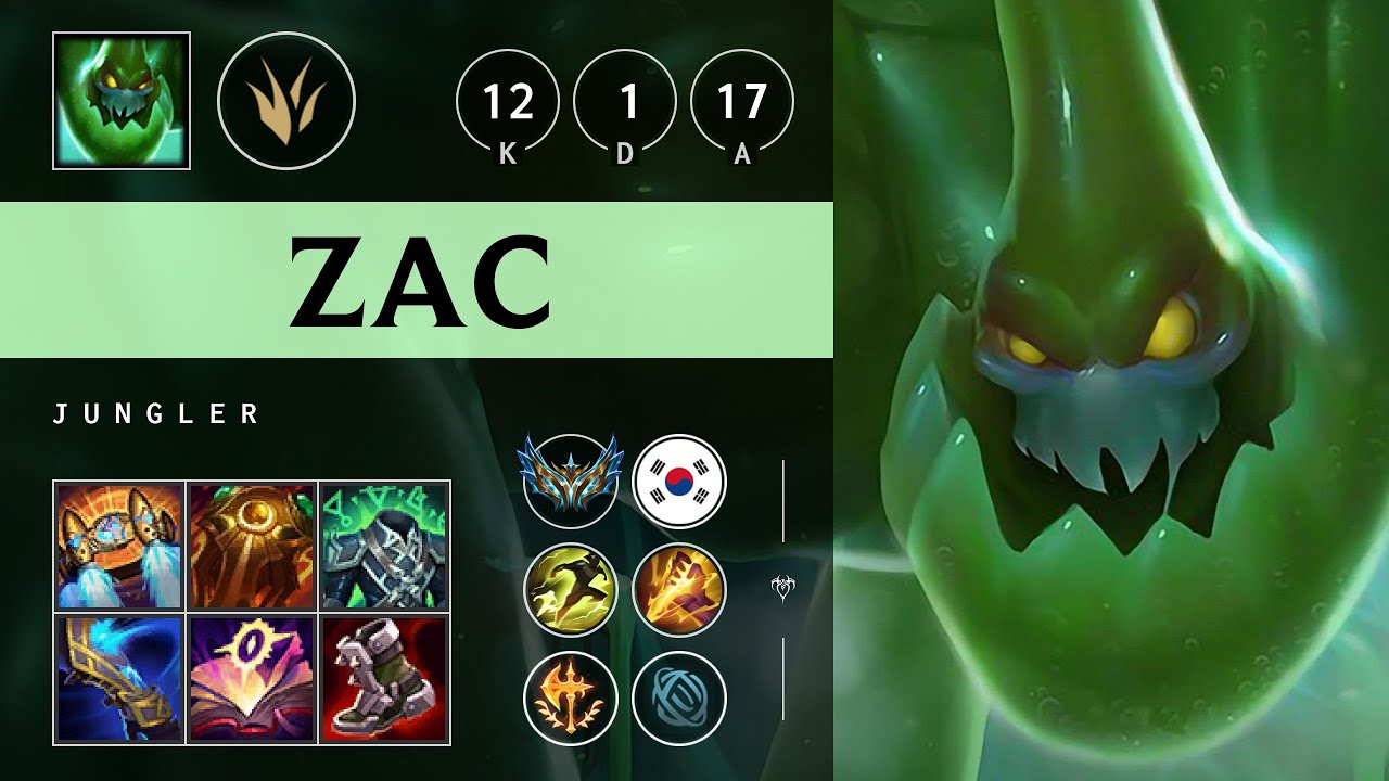 Zac Jungle vs Viego - KR Challenger Patch 25.20