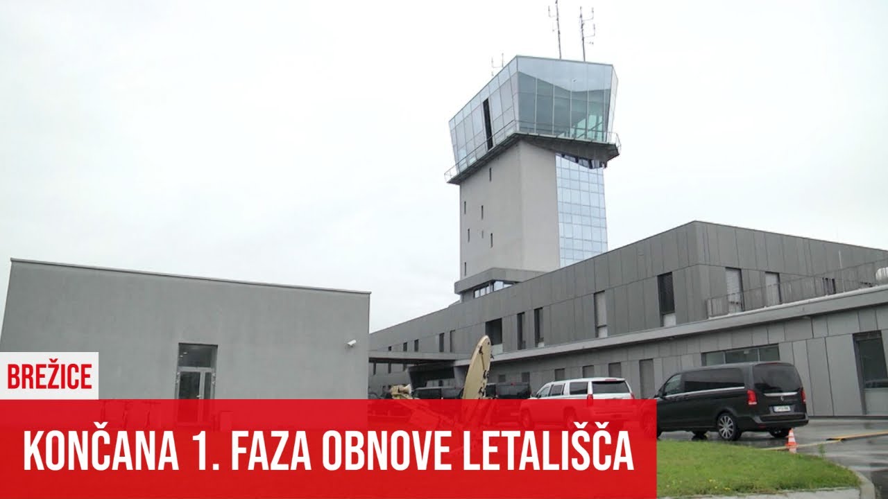 BREŽICE: Zaključek 1. faze obnove letališča Cerklje ob Krki