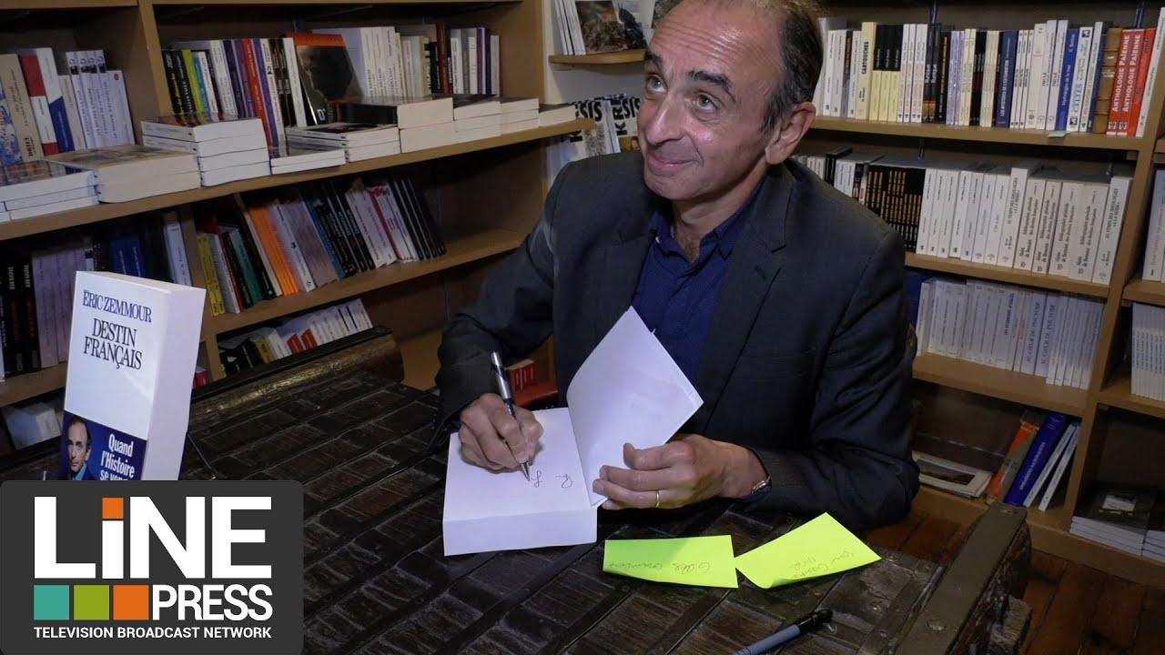 Eric Zemmour dédicace son dernier livre / Paris - France 26 septembre 2018