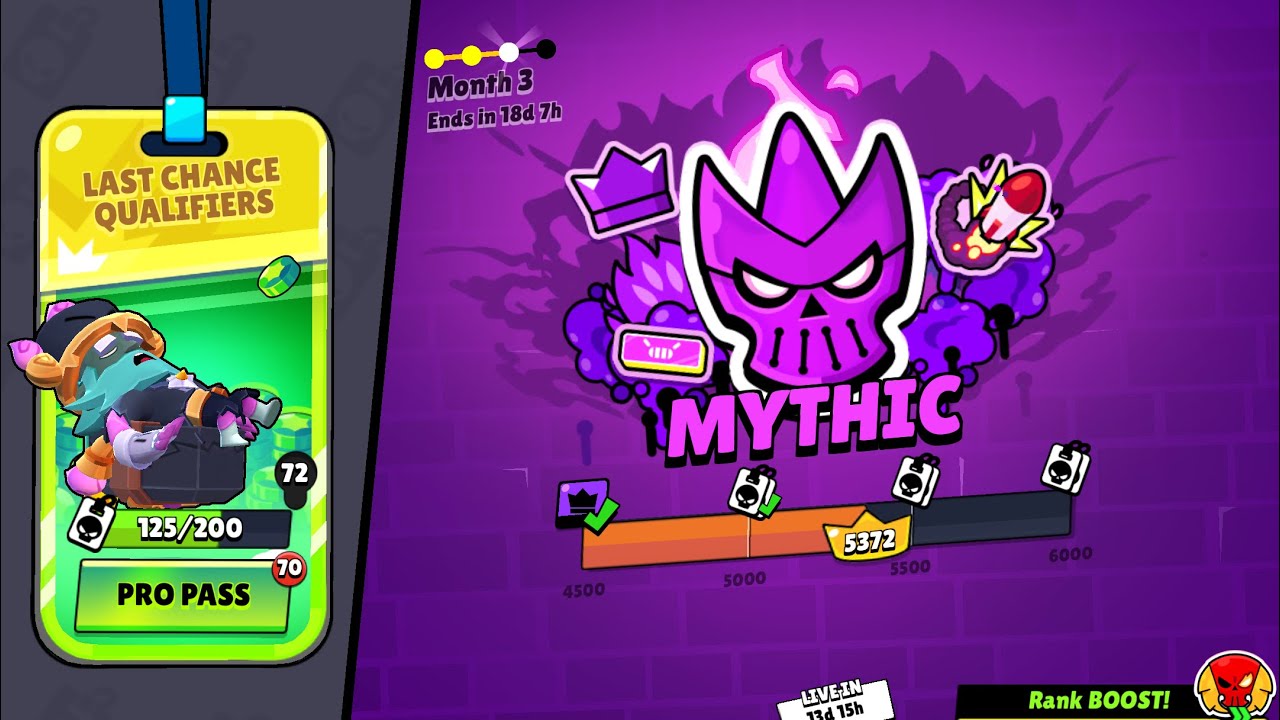 Ranked Gameplay #146 - Mythic 2 - Month 3  - Brawl Stars