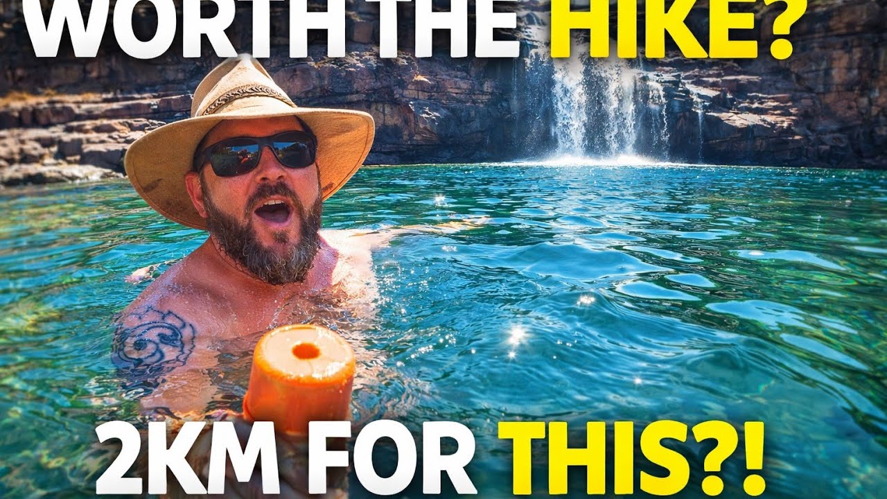 We Hiked 2km for This Hidden Waterfall