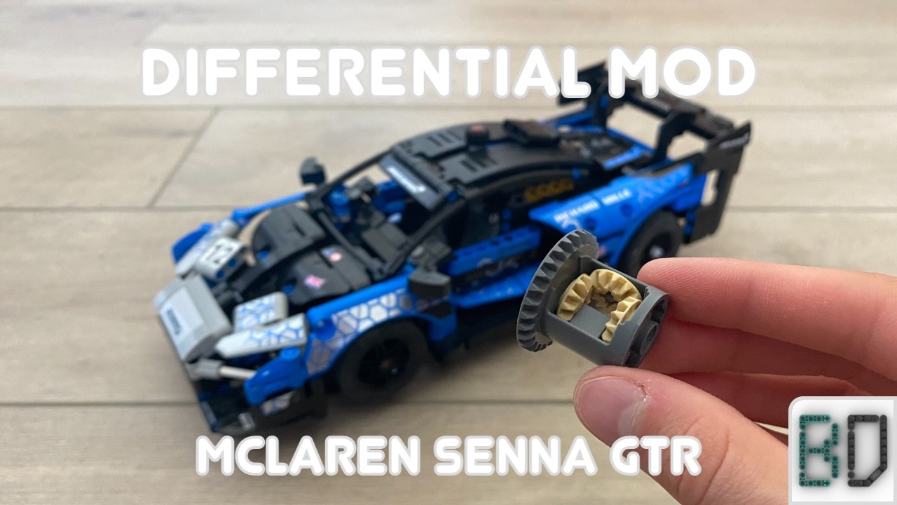McLaren Senna GTR Differential Mod | Lego Technic
