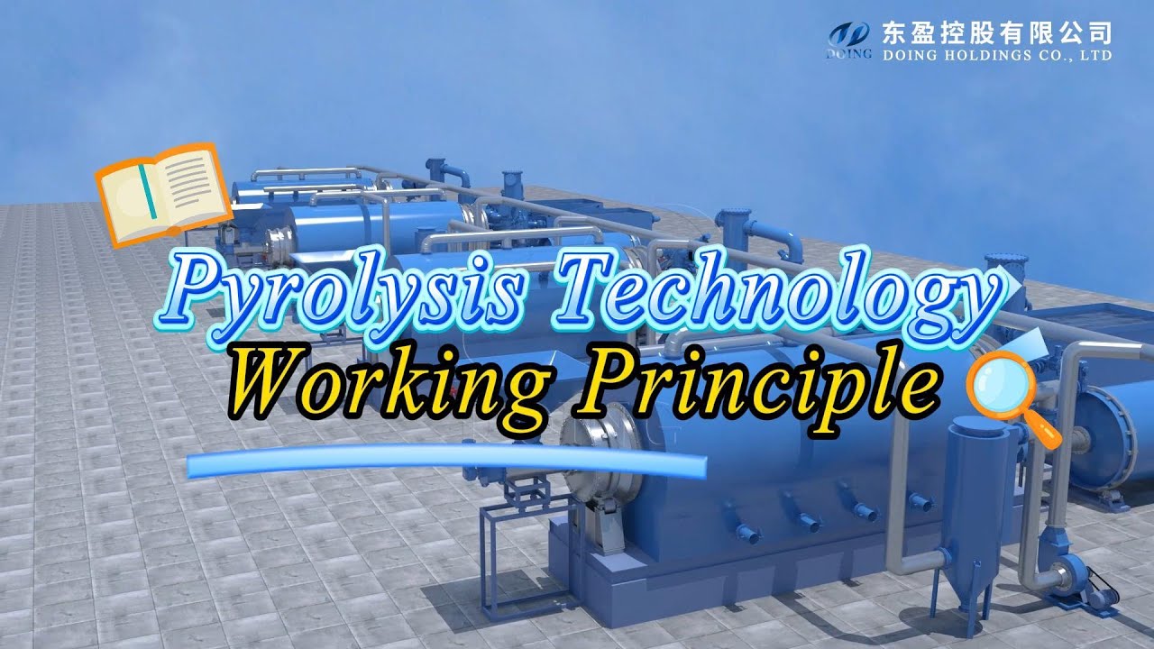 Solid Waste to Fuel Oil Pyrolysis Technology Working Principle