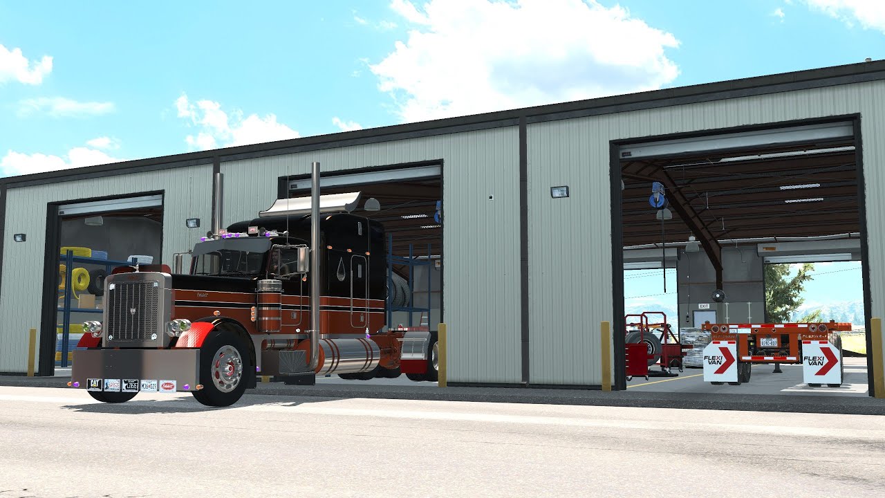 ATS Expansion Double Ender Butte, MT to Jackson, WY Featuring Brand new FlexiVan by Chapter 7 Mods