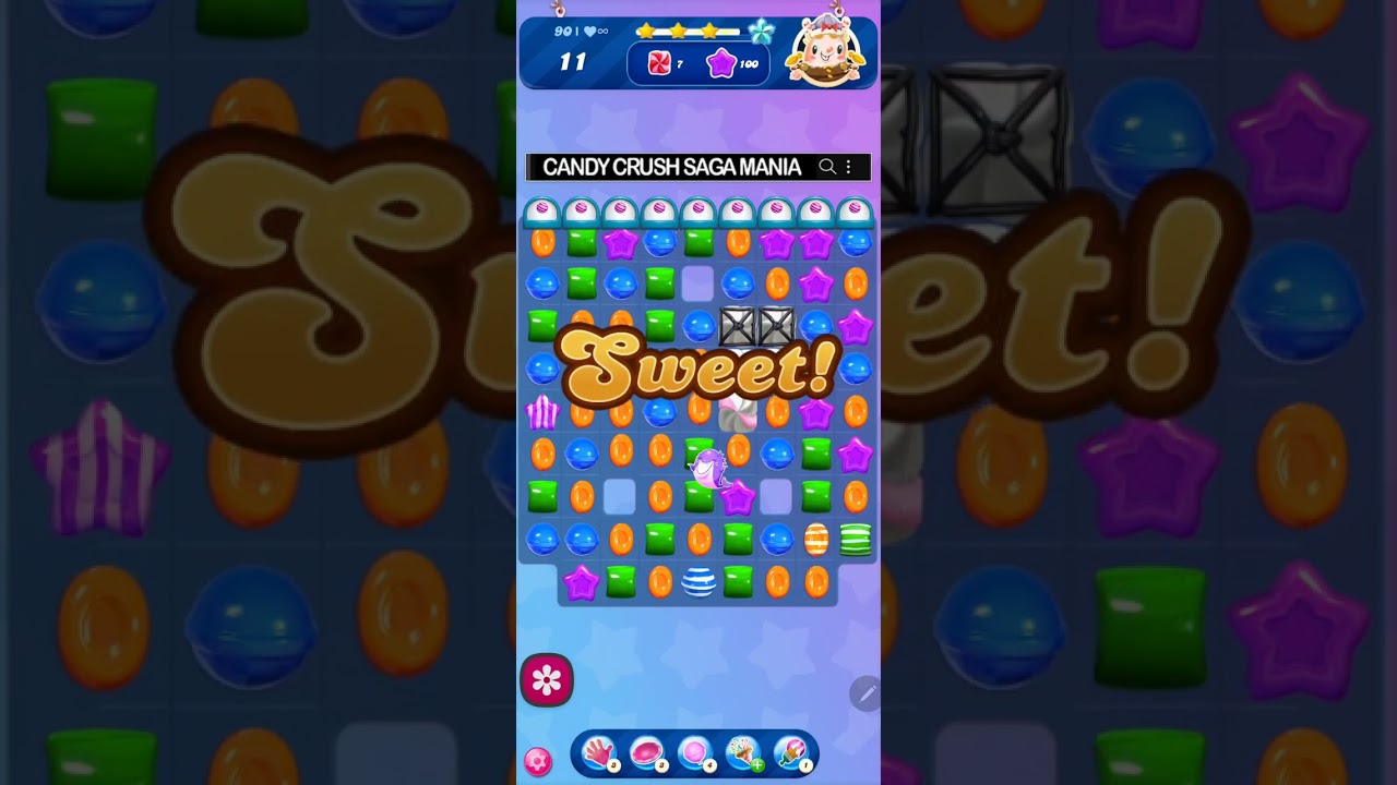 Candy Crush Saga Level 90 NO BOOSTERS, All Star 2024