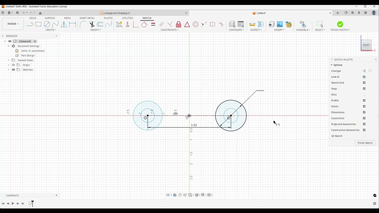 Mini Train - Linkage Arm