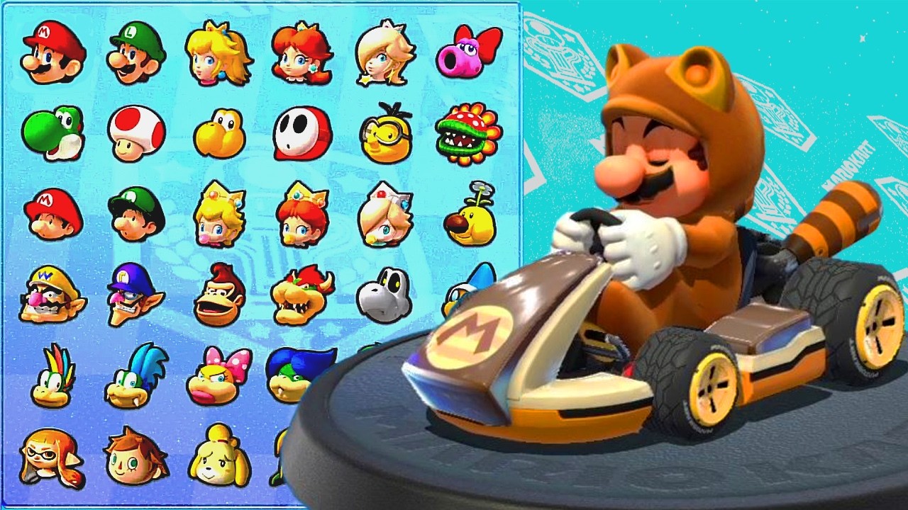 Mario Kart 8 Deluxe - A new version of Mario Neko? Using a skeleton weasel kart smokestack