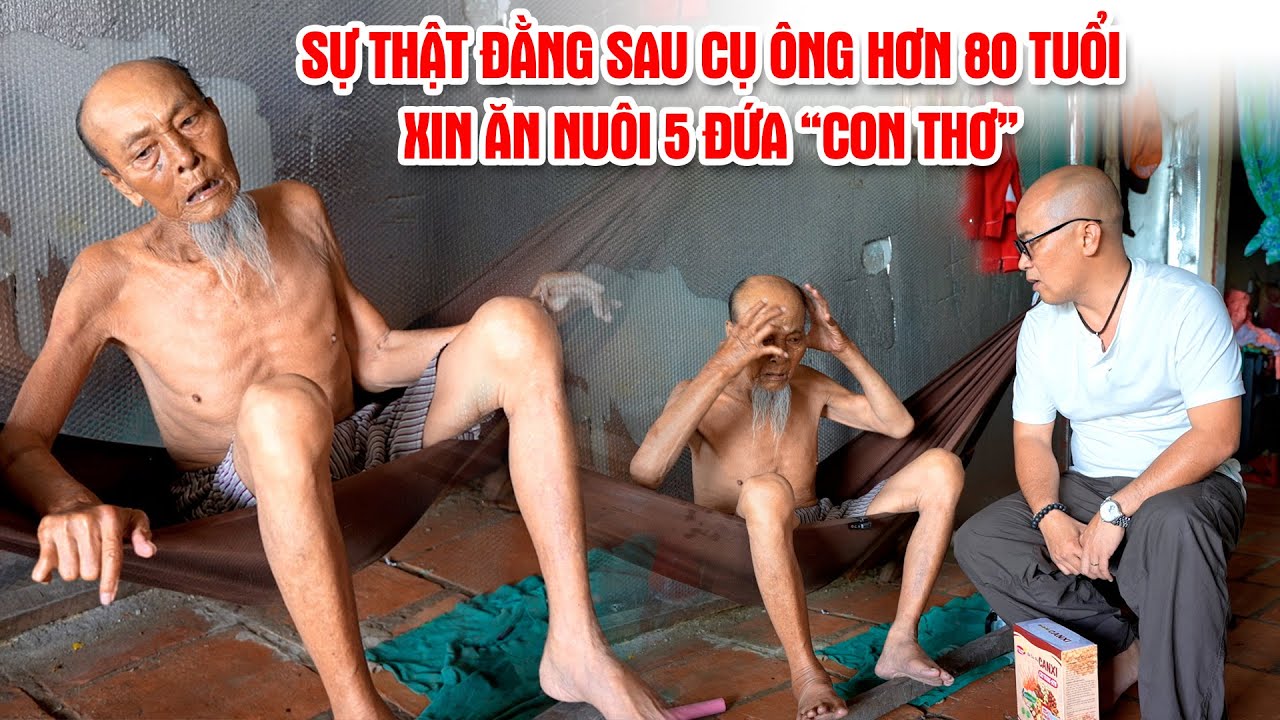 Thu nhập chính của gia đình là Ông Lão 86T phải lần lượt nuôi 6 đứa 