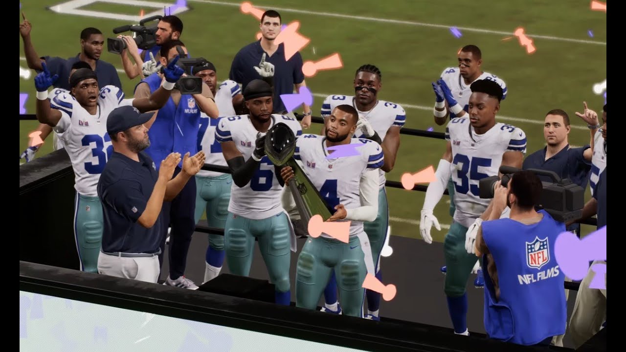 MADDEN 24 Super Bowl Celebration (PS5 4K Graphics)