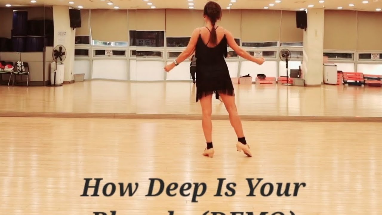 #How Deep Is Your Rhumba linedance (COUNT & DEMO)/#lks linedance