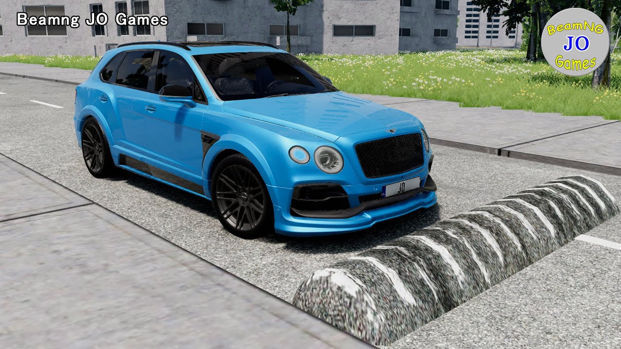 Cars vs Massive Speed Bumps #80 – BeamNG JO Games