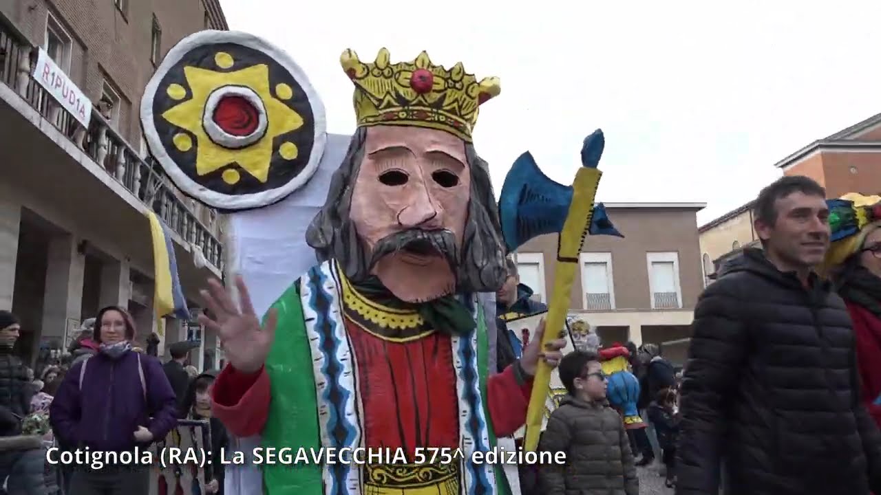 La Segavecchia a Cotignola compie 575 anni tra sfilate, tradizione, cartapesta e rogo della Vecchia