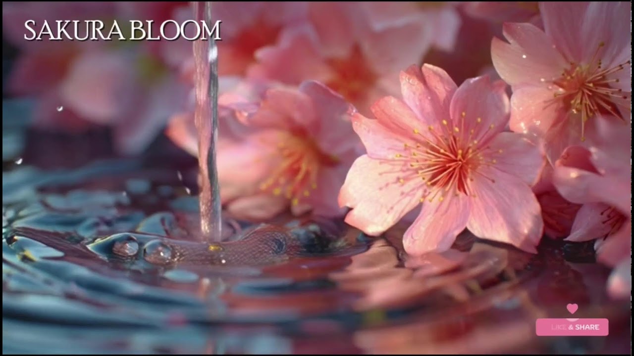 🔴 桜の調べ – 日本庭園の水音と風鈴の癒し | 心を落ち着ける音楽👉 Zen garden + wind chimes vibes.