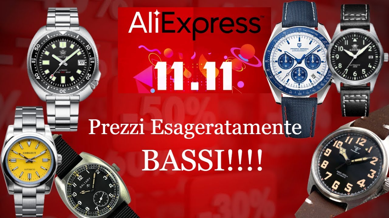 Top 9 Orologi SCONTATI su Aliexpress ⌚ Single Day ⌚ Quasi tutti sotto i 100&euro;