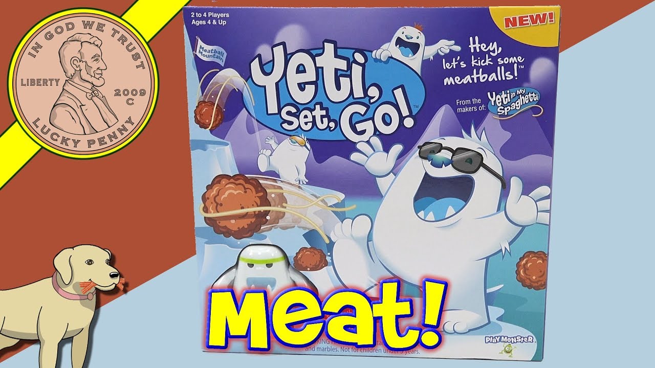 How To Play The Game Yeti, Set, Go! The  Meatball Launching Game Review