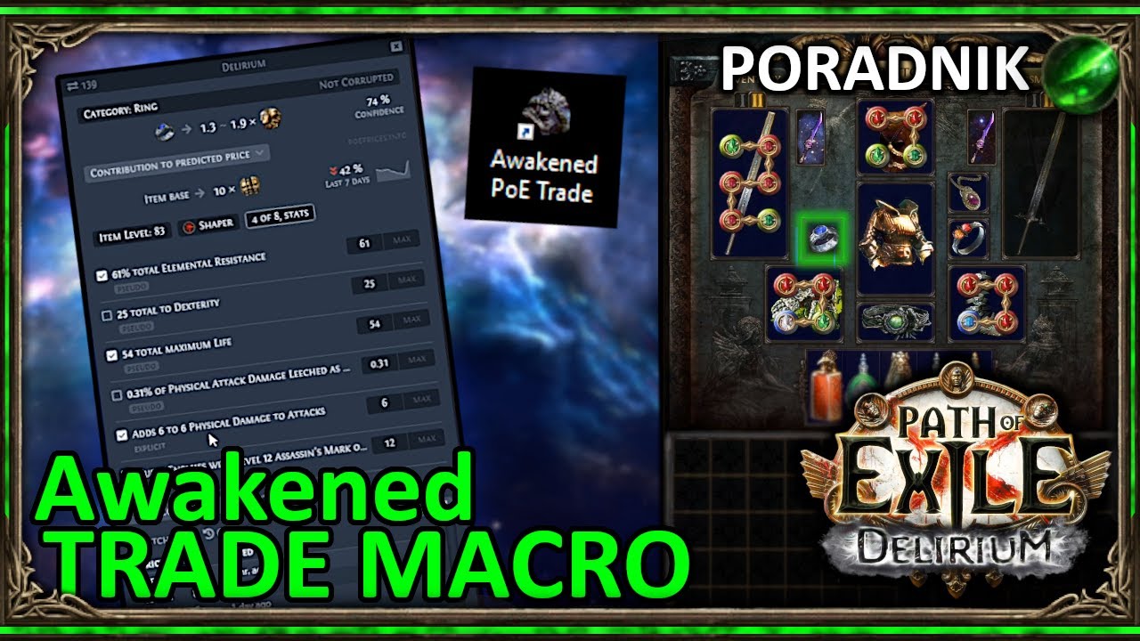 Awakened Trade Macro -  Najlepsze do Wyceny (Poradnik) ◼ Path of Exile (3.10)