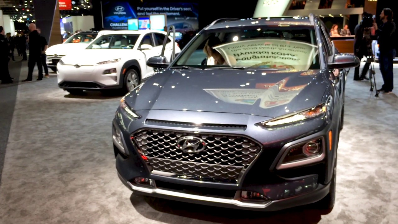 Hyundai display walkthrough at the 2019 Detroit auto show