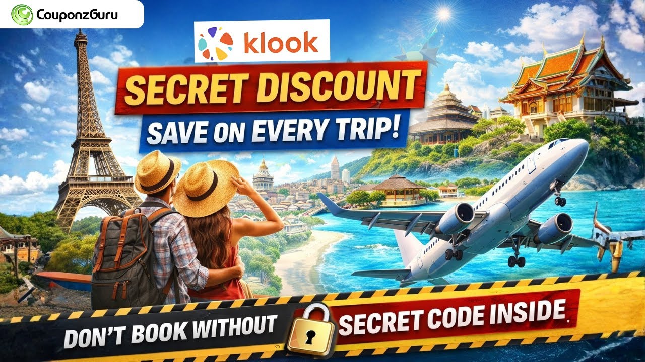 Klook Coupon Code India 2026 | Save Big on Activities, Attractions & Travel Deals