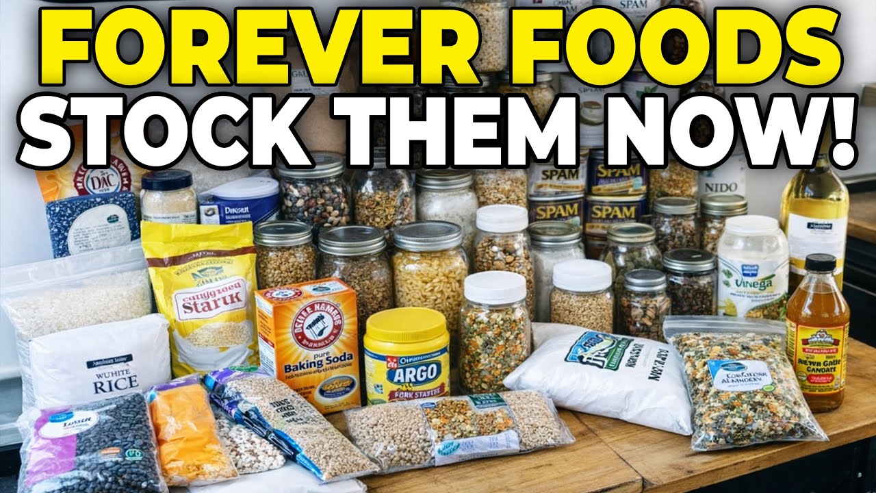 These 15 Foods That Will Last FOREVER in Your Prepper Pantry During Food Shortages