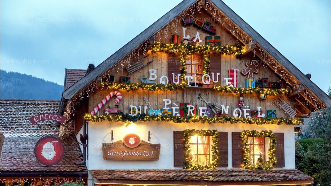 Visite du hameau du père Noël au Mont Sion en haute Savoie