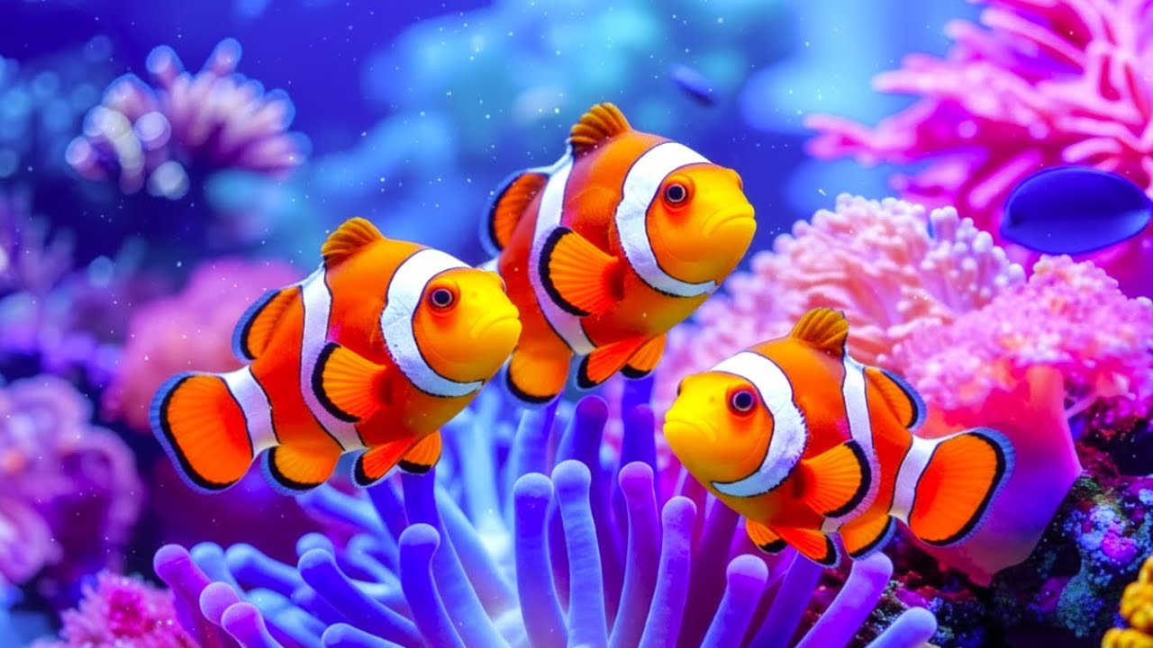 The Best 4K Aquarium - Dive Into The Mesmerizing Underwater Realm, Sea Jellyfish, Coral Reefs. #76