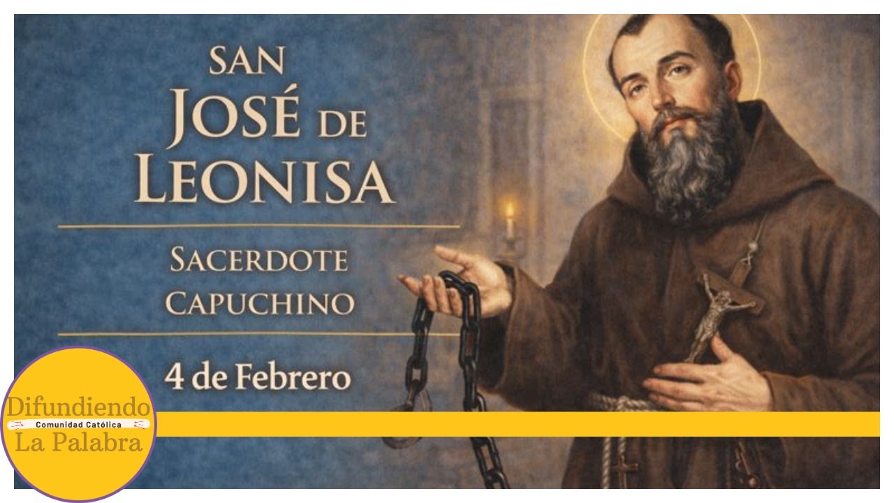 ✝️ El Santo Del D&iacute;a De Hoy 4 de Febrero ✝️  San Jos&eacute; de Leonisa ✝️ @difundiendolapalabra