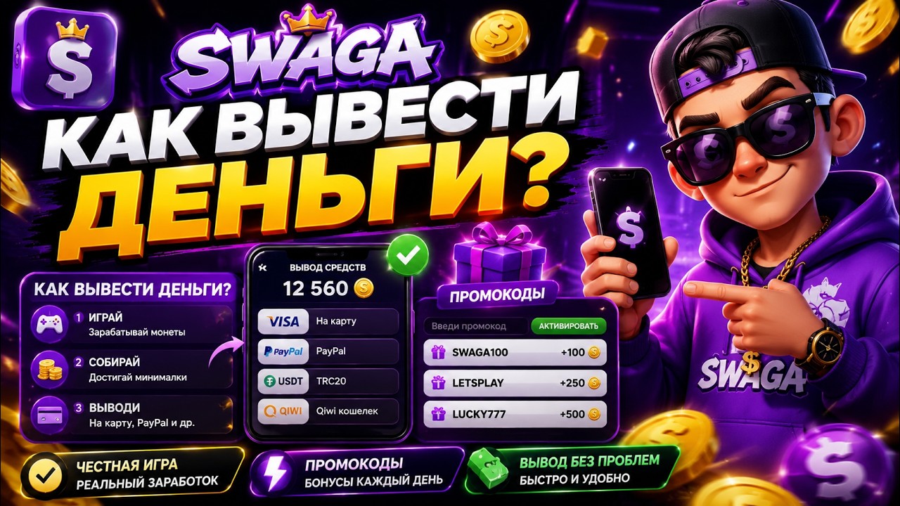 SWAGA отзывы об игре 2026: Реально ли заработать в Свага игра в телеграм? Полный тест бота